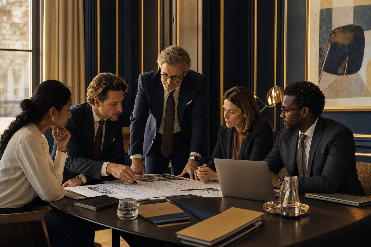 Equipe de contabilidade e governança da Ketsim em Assunção